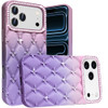 Floral Joy Diamond Crystal TPU Case for iPhone 18 Pro Max and iPhone 17 Pro Max - Light Pink Purple