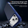 Carbon Fiber Series MagSafe Hybrid Case for iPhone 18 Pro Max and iPhone 17 Pro Max - Blue