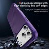 Carbon Fiber Series MagSafe Hybrid Case for iPhone 18 Pro Max and iPhone 17 Pro Max - Purple