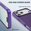 Carbon Fiber Series MagSafe Hybrid Case for iPhone 18 Pro Max and iPhone 17 Pro Max - Purple