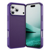 Carbon Fiber Series MagSafe Hybrid Case for iPhone 18 Pro Max and iPhone 17 Pro Max - Purple