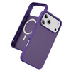 Carbon Fiber Series MagSafe Hybrid Case for iPhone 18 Pro Max and iPhone 17 Pro Max - Purple