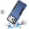 Military Grade Shockproof Hybrid Armor Case for iPhone 18 Pro Max and iPhone 17 Pro Max - Blue