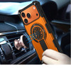 Military Grade MagSafe Tough Ultra Rugged Hybrid Case with Kickstand for iPhone 18 Pro Max and iPhone 17 Pro Max - Cosmic Orange