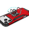 Military Grade Robust Series Hybrid Case with Ring Grip for iPhone 18 Pro Max and iPhone 17 Pro Max - Red