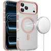 Transparent Protective Bumper Case with MagSafe for iPhone 18 Pro Max and iPhone 17 Pro Max - Desert Titanium