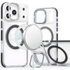Clarity Collection MagSafe Case with Camera Ring Stand for iPhone 18 Pro Max and iPhone 17 Pro Max - Black
