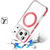 Clarity Collection MagSafe Case with Camera Ring Stand for iPhone 18 Pro Max and iPhone 17 Pro Max - Red