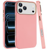 Soft Touch Dual-Layer Hybrid Case for iPhone 18 Pro Max and iPhone 17 Pro Max - Pink