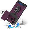 Military Grade All-In-One Ring Stand Card Case for iPhone 18 Pro Max and iPhone 17 Pro Max - Burgundy