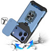 Military Grade All-In-One Ring Stand Card Case for iPhone 18 Pro Max and iPhone 17 Pro Max - Light Blue