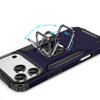 Military Grade Robust Series Hybrid Case with Ring Grip for iPhone 18 Pro Max and iPhone 17 Pro Max - Purple