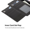 Extra Series Essential Leather Wallet Stand Case for iPhone 18 Pro Max and iPhone 17 Pro Max - Black
