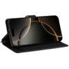 Extra Series Essential Leather Wallet Stand Case for iPhone 18 Pro Max and iPhone 17 Pro Max - Black