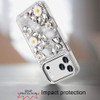 Luxurious Bling 3D Crystal Diamond Case for iPhone 18 Pro Max and iPhone 17 Pro Max - Clear