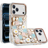 Luxurious Bling 3D Crystal Diamond Case for iPhone 18 Pro Max and iPhone 17 Pro Max - Gold