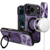 Superior Series Hybrid Case with Ring Stand and Camera Lens Cover for iPhone 18 Pro Max and iPhone 17 Pro Max - Purple