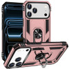 Military Grade Hybrid Case with Ring Grip for iPhone 18 Pro Max and iPhone 17 Pro Max - Rose Gold