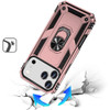 Military Grade Hybrid Case with Ring Grip for iPhone 18 Pro Max and iPhone 17 Pro Max - Rose Gold