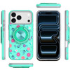 Circular Series Hybrid Case with Rotating Ring Stand for iPhone 18 Pro Max and iPhone 17 Pro Max - Happy Bees