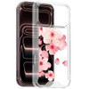 Designer Series Tough Shield Transparent Hybrid Case for iPhone 18 Pro Max and iPhone 17 Pro Max - Cherry Blossom