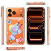 Designer Series Tough Shield Transparent Hybrid Case for iPhone 18 Pro Max and iPhone 17 Pro Max - Pastel Hearts with Butterflies