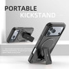 Military Grade HD Armor MagSafe Case with Kickstand for iPhone 18 Pro and iPhone 17 Pro - Black