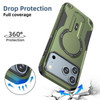 Military Grade HD Armor MagSafe Case with Kickstand for iPhone 18 Pro and iPhone 17 Pro - Green
