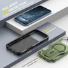 Military Grade HD Armor MagSafe Case with Kickstand for iPhone 18 Pro and iPhone 17 Pro - Green