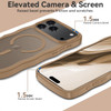 Shade Series Curly Wave Grip Hybrid Case with MagSafe for iPhone 18 Pro and iPhone 17 Pro - Brown