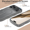 Shade Series Curly Wave Grip Hybrid Case with MagSafe for iPhone 18 Pro and iPhone 17 Pro - Grey