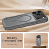 Shade Series Curly Wave Grip Hybrid Case with MagSafe for iPhone 18 Pro and iPhone 17 Pro - Grey