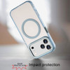 MagSafe Magnetic Crystal Case for iPhone 18 Pro and iPhone 17 Pro - Light Blue