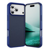Carbon Fiber Series MagSafe Hybrid Case for iPhone 18 Pro and iPhone 17 Pro - Blue