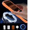 Shade Series Curly Wave Grip Hybrid Case with MagSafe for iPhone 18 Pro and iPhone 17 Pro - Cosmic Orange