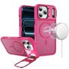 InFrame Series MagSafe Matte Case with Camera Ring Stand for iPhone 18 Pro and iPhone 17 Pro - Hot Pink