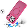 InFrame Series MagSafe Matte Case with Camera Ring Stand for iPhone 18 Pro and iPhone 17 Pro - Hot Pink