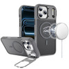 InFrame Series MagSafe Matte Case with Camera Ring Stand for iPhone 18 Pro and iPhone 17 Pro - Grey