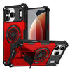 Military Grade MagSafe Tough Ultra Rugged Hybrid Case with Kickstand for iPhone 18 Pro and iPhone 17 Pro - Red