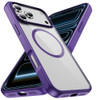 HD Slim Transparent Crystal Case with MagSafe for iPhone 18 Pro and iPhone 17 Pro - Purple