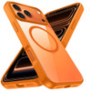 HD Slim Transparent Crystal Case with MagSafe for iPhone 18 Pro and iPhone 17 Pro - Cosmic Orange