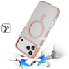 Transparent Protective Bumper Case with MagSafe for iPhone 18 Pro and iPhone 17 Pro - Desert Titanium