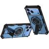 Military Grade MagSafe Tough Ultra Rugged Hybrid Case with Kickstand for iPhone 18 Pro and iPhone 17 Pro - Light Blue