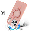 Candy Series MagSafe Hybrid Case with Kickstand Ring Holder for iPhone 18 Pro and iPhone 17 Pro - Pink