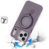 Candy Series MagSafe Hybrid Case with Kickstand Ring Holder for iPhone 18 Pro and iPhone 17 Pro - Purple
