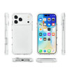 Transparent Protective Bumper Case for iPhone 18 Pro and iPhone 17 Pro - White