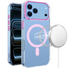 Crystal Clear Transparency MagSafe Case for iPhone 18 Pro and iPhone 17 Pro - Pink