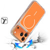 Crystal Shield Hybrid Case with MagSafe for iPhone 18 Pro and iPhone 17 Pro - Cosmic Orange