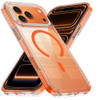 Transparent Crystal Edge Bumper Case with MagSafe for iPhone 18 Pro and iPhone 17 Pro - Cosmic Orange