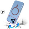 Crystal Clear Transparency MagSafe Case for iPhone 18 Pro and iPhone 17 Pro - Burgundy